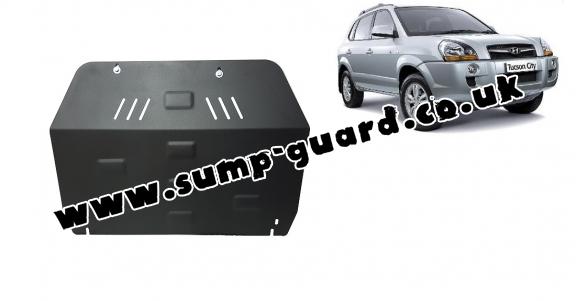 Steel sump guard for Hyundai Tucson