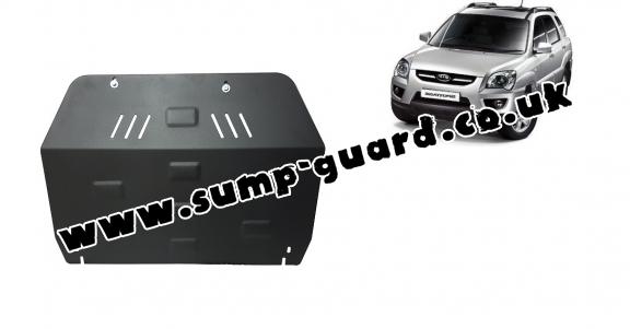 Steel sump guard for Kia Sportage