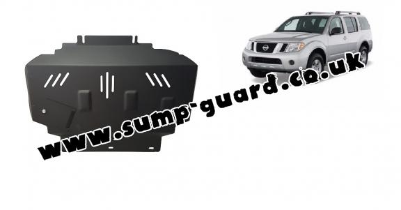 Steel sump guard for Nissan Pathfinder