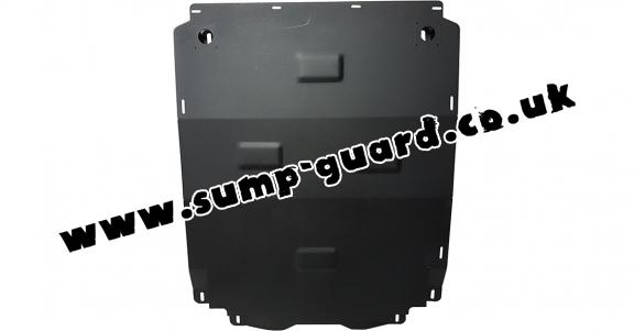 Steel sump guard for Suzuki Baleno