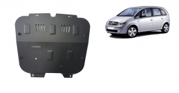 Steel sump guard for Vauxhall Meriva