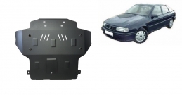 Steel sump guard for Vauxhall Vectra A