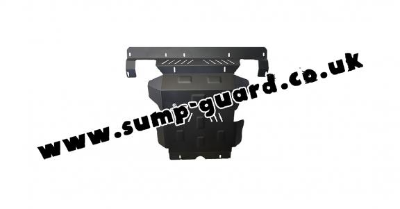 Steel sump guard for the protection of the engine and the radiator for Toyota Hilux