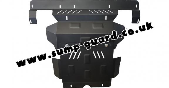 Steel sump guard for the protection of the engine and the radiator for Toyota Hilux Revo