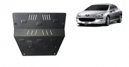 Steel sump guard for Peugeot 407