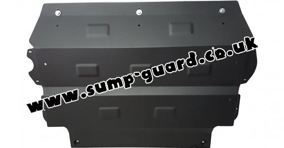 Steel sump guard for VW Tiguan