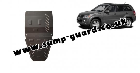 Steel gearbox and transfer case guard for Suzuki Grand Vitara 2