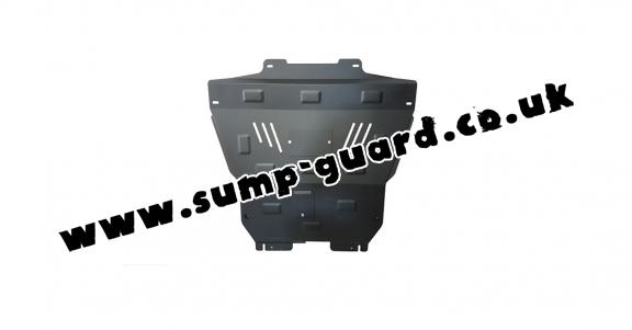 Steel sump guard for Chevrolet Kalos