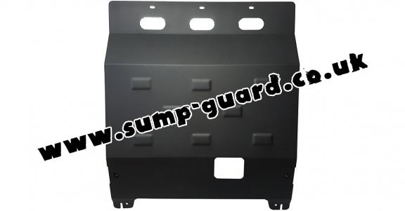 Steel sump guard for Peugeot Boxer