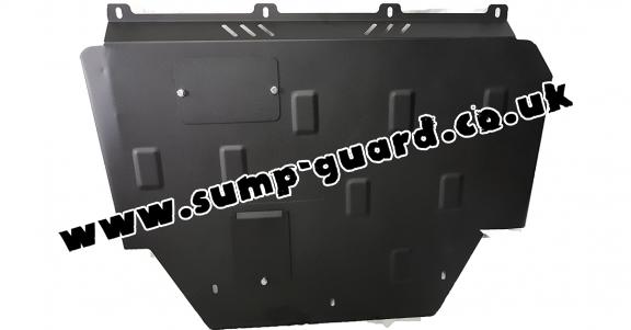 Steel sump guard for Peugeot Boxer