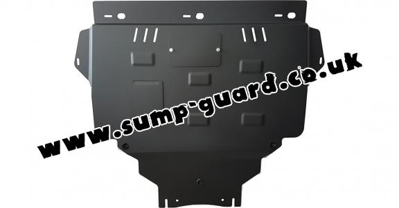 Steel sump guard for Volvo V50