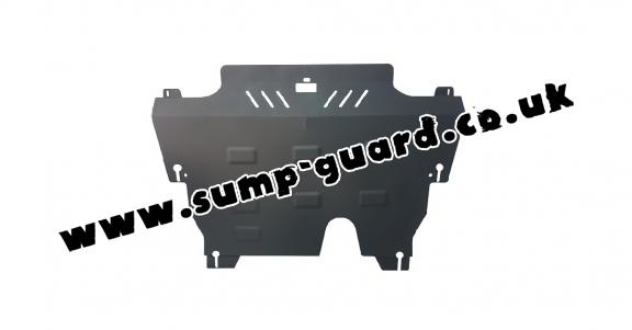 Steel sump guard for the protection of the engine and the gearbox for Volvo S60