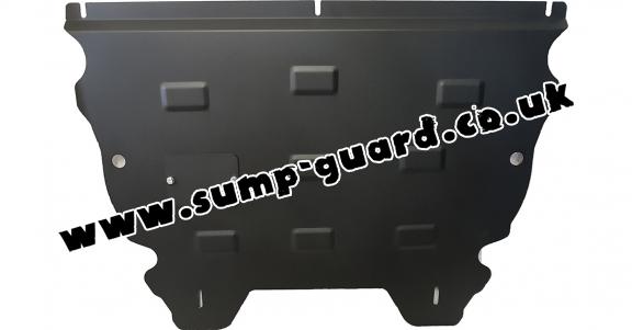 Steel sump guard for the protection of the engine and the gearbox for Ford Edge