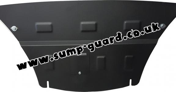 Steel sump guard for the protection of the engine and the gearbox for Seat Mii