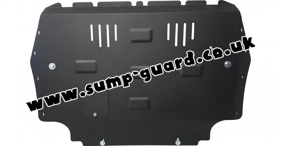 Steel sump guard for VW Caddy