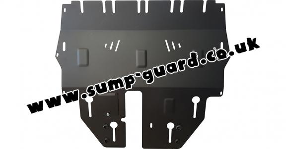 Steel sump guard for VW Polo