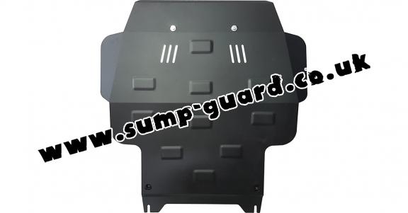 Steel sump guard for VW Golf 3