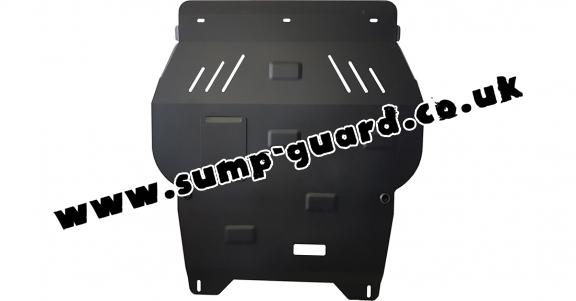 Steel sump guard for golf mk4