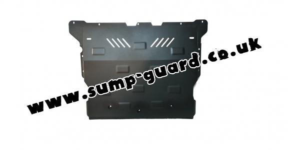 Steel sump guard for VW Polo