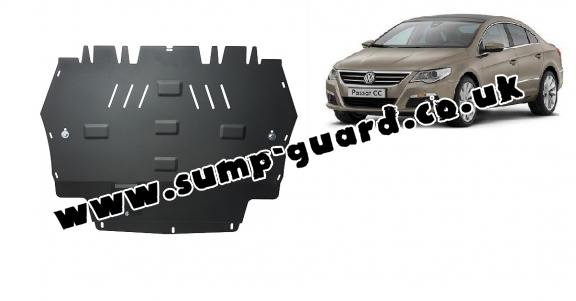 Steel sump guard for VW Passat CC