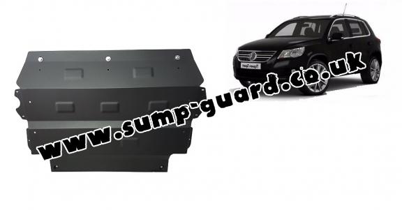 Steel sump guard for VW Tiguan