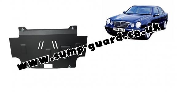 Steel sump guard for Mercedes E-Classe W210