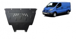 Steel sump guard for Nissan Primastar