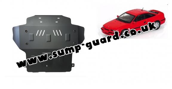 Steel sump guard for Vauxhall Calibra