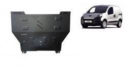 Steel sump guard for Peugeot Bipper