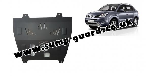 Steel sump guard for Renault Koleos