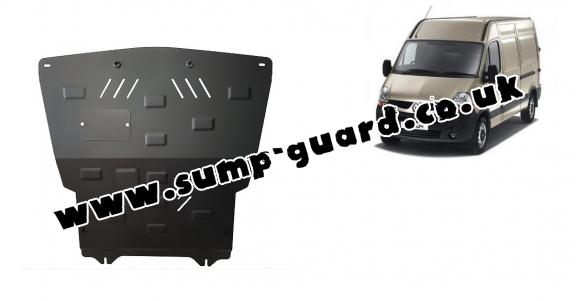 Steel sump guard for Renault Master 2