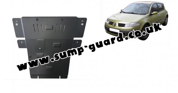 Steel sump guard for Renault Megane 2