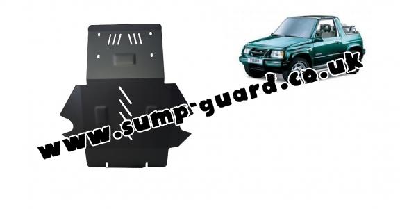 Steel sump guard for Suzuki Vitara