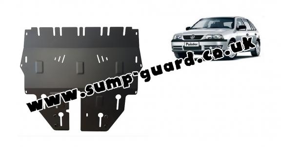 Steel sump guard for Volkswagen Pointer