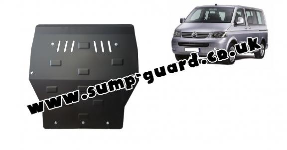 Steel sump guard for Volkswagen T5 Caravelle 