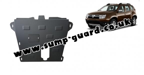 Steel sump guard for Dacia Duster