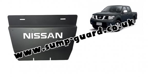 Steel radiator guard for Nissan Navara