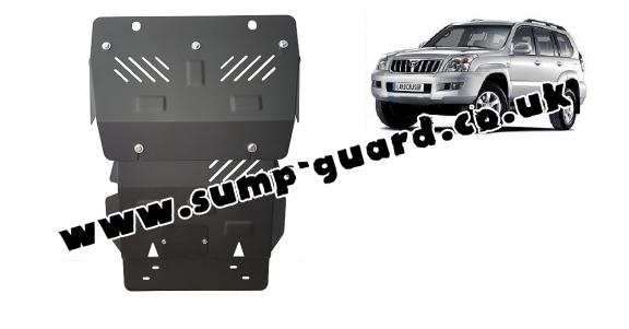 Steel sump guard for Toyota Land Cruiser J120