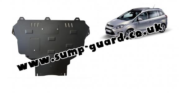 Steel sump guard for Ford C - Max