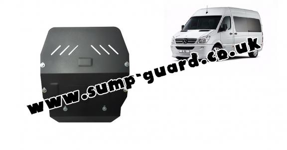 Steel sump guard for the protection of the engine and the gearbox for Mercedes Sprinter