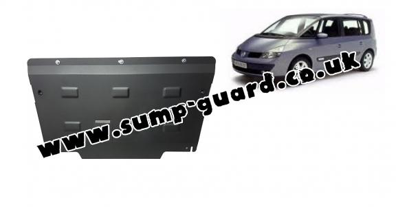 Steel sump guard for Renault Espace 4