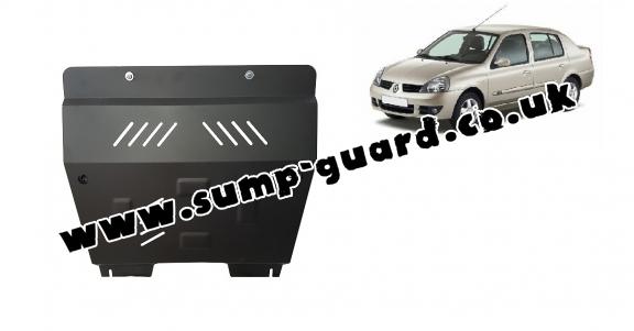 Steel sump guard for Renault Clio 2