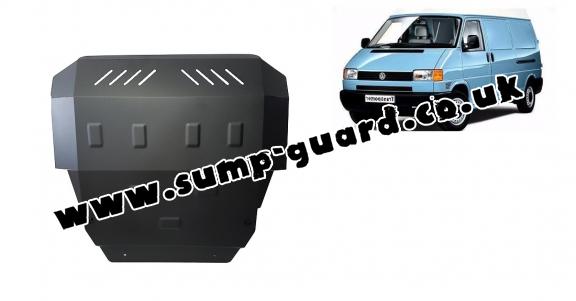 Steel sump guard for VW Transporter T4