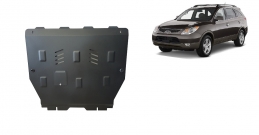 Steel sump guard for Hyundai Veracruz