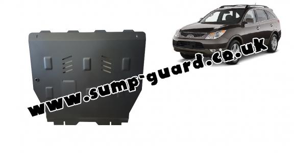 Steel sump guard for Hyundai Veracruz