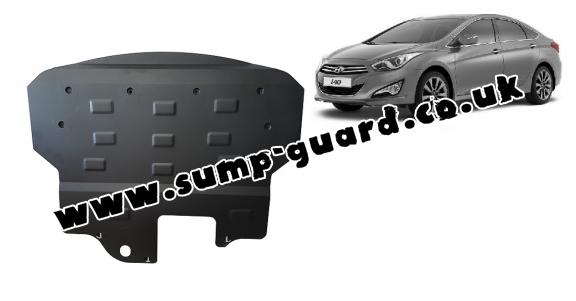 Steel sump guard for the protection of the engine and the gearbox for Hyundai i40