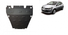 Steel sump guard for the protection of the engine and the gearbox for Renault Clio 3