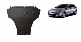 Steel sump guard for the protection of the engine and the gearbox for Renault Megane 3