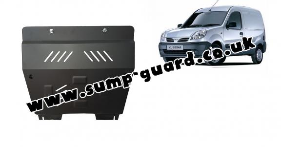 Steel sump guard for Nissan Kubistar