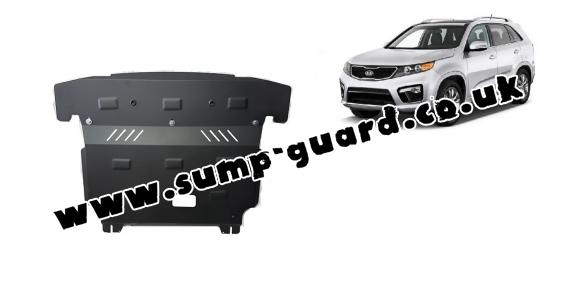 Steel sump guard for Kia Sorento